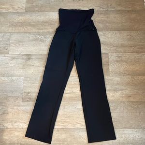 Black maternity slacks